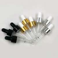 Glass Liquid Droppers 1ml Essential Oil Dropper Pipette Calibrated Glass Stain Dropper for Makeup Art Liquid Plant