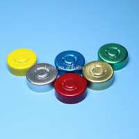 20mm aluminum cap with rubber stopper for glass vial